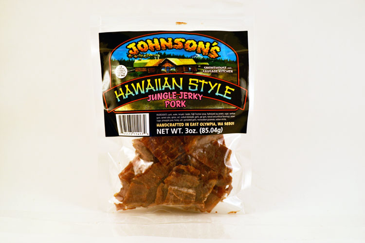 Hawaiian Style Pork Jerky 7 oz. Johnsons Smokehouse
